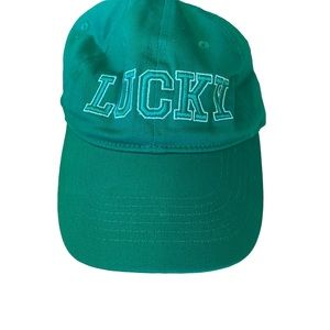 Wild Clover lucky baseball hat cap embroidered green 100% cotton snapback OS